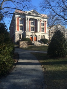 Collins Hall houses the main theater on campus but is not ADA accessible. (By Kelly Kultys)